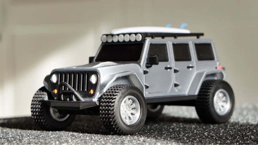 JEEP Wrangler - 52 part fully printable by Soarpix | Download free STL  model 