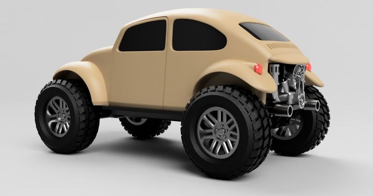 Vw Beetle Dune Buggy By Soarpix | Download Free Stl Model | Printables.Com