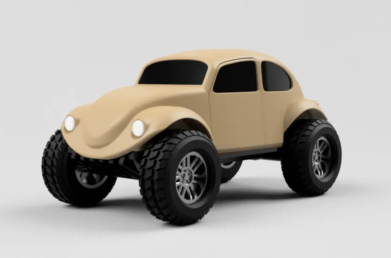 VW Beetle Dune Buggy von Soarpix, Kostenloses STL-Modell herunterladen