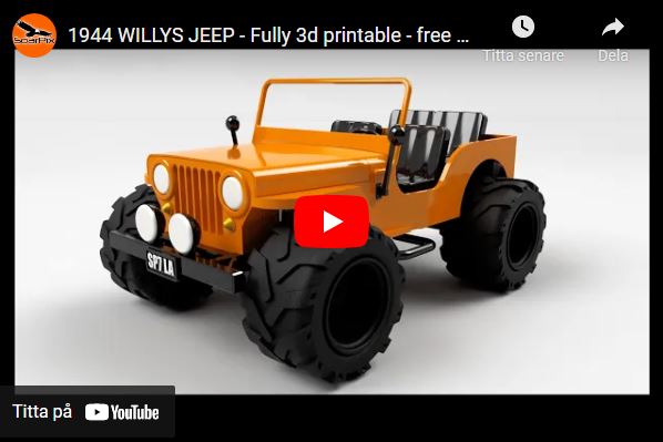 Miniatura 28 do modelo 3D WILLYS JEEP - Fully printable