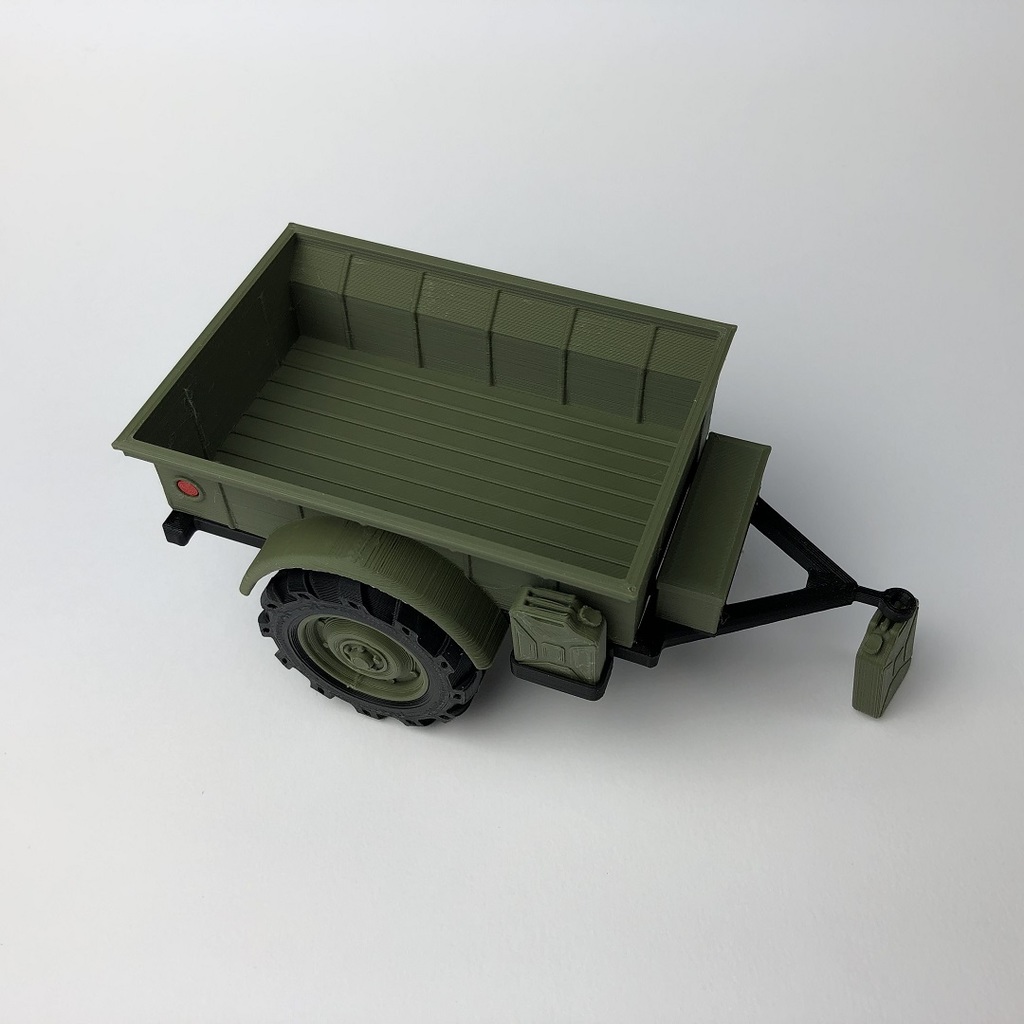 Miniatura 2 do modelo 3D WILLYS JEEP Trailer