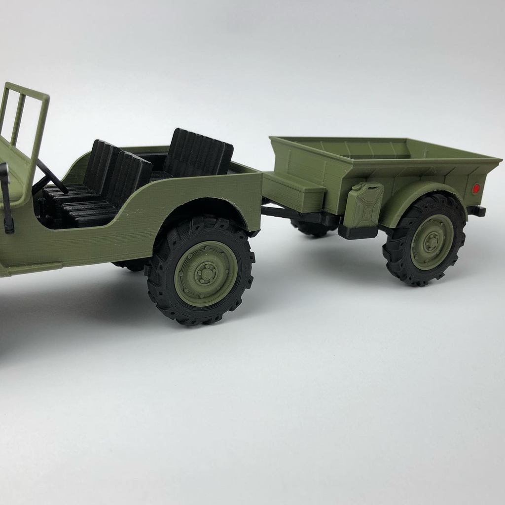 WILLYS JEEP Trailer by Soarpix | Download free STL model | Printables.com
