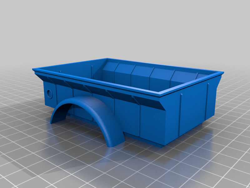 Miniatura 8 do modelo 3D WILLYS JEEP Trailer