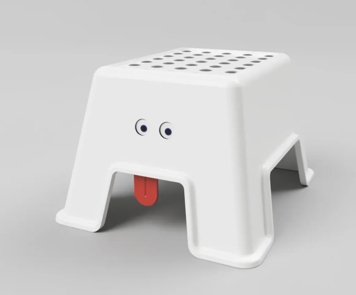 Kampioenschap Lichaam maandag IKEA Hack - BOLMEN step stool - Funny Face by Soarpix | Download free STL  model | Printables.com