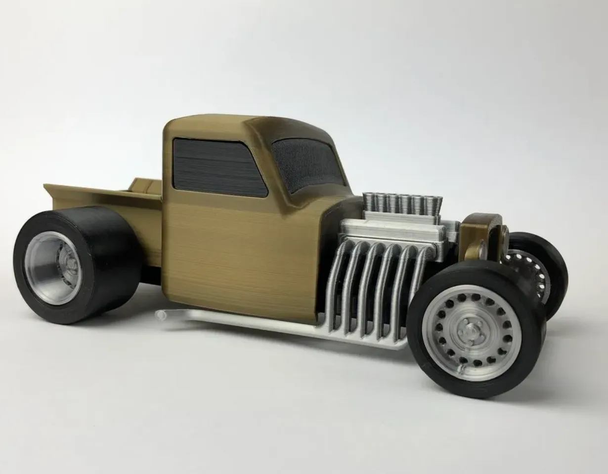 HOT ROD / RAT ROD - Fully 3D printable by Soarpix | Download