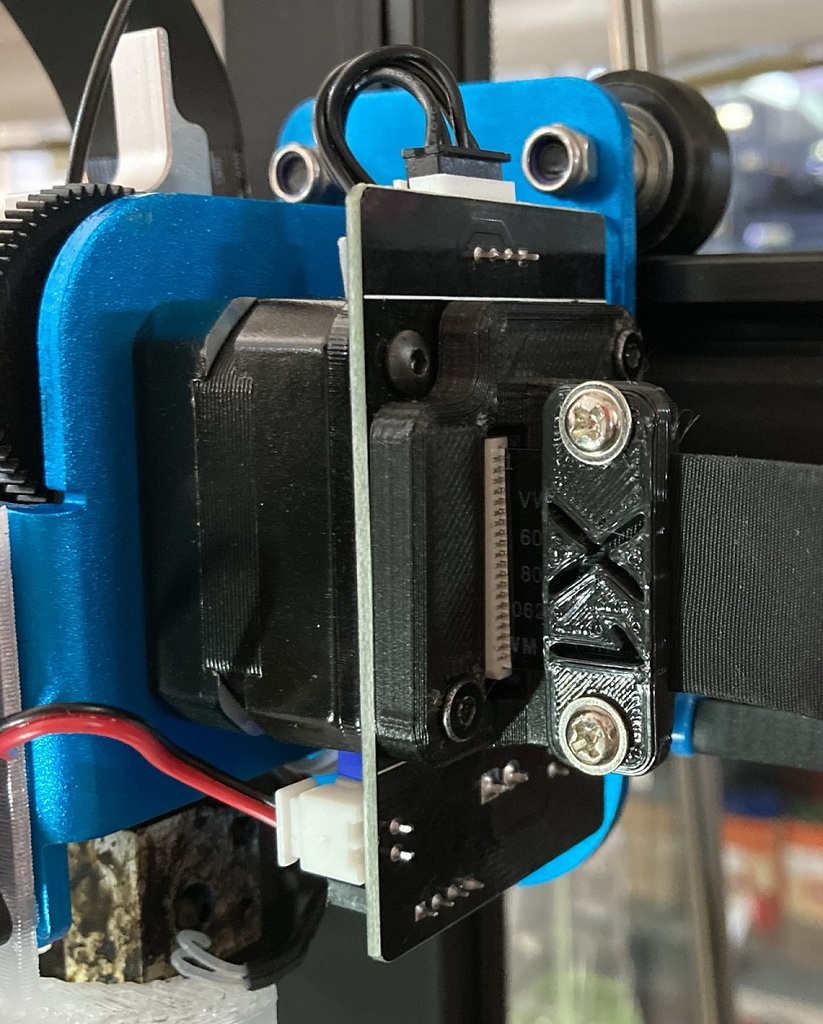 Sidewinder X1 - Extruder flat cable clamp (custom)