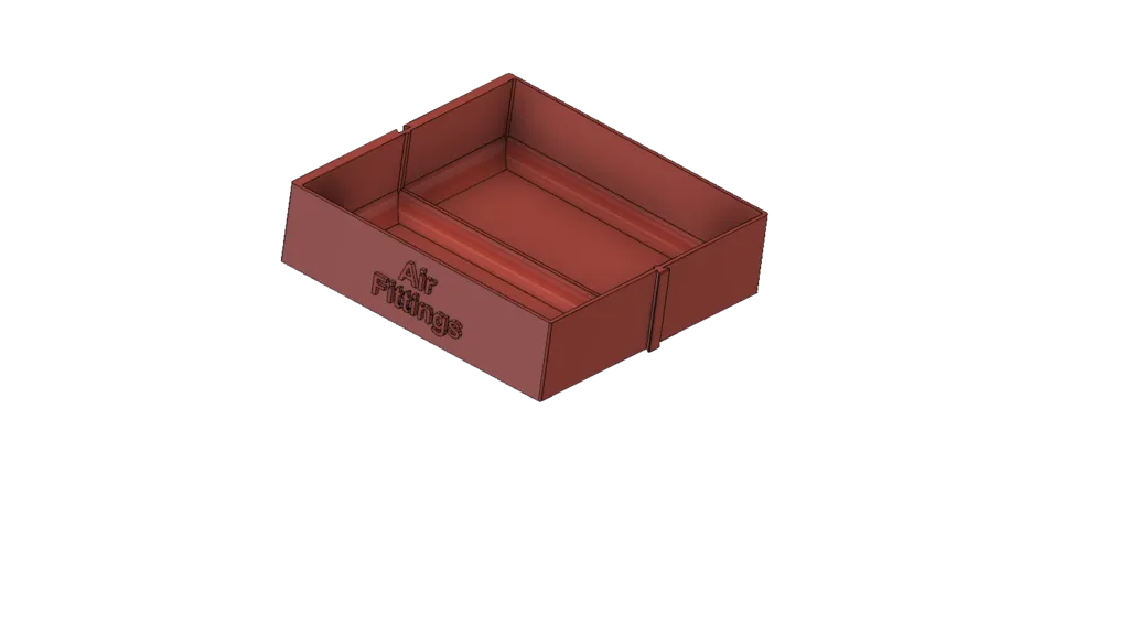Nut bolt storage large (dovetailed) by ksutty, Download free STL model