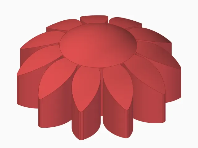 Flower screw cover