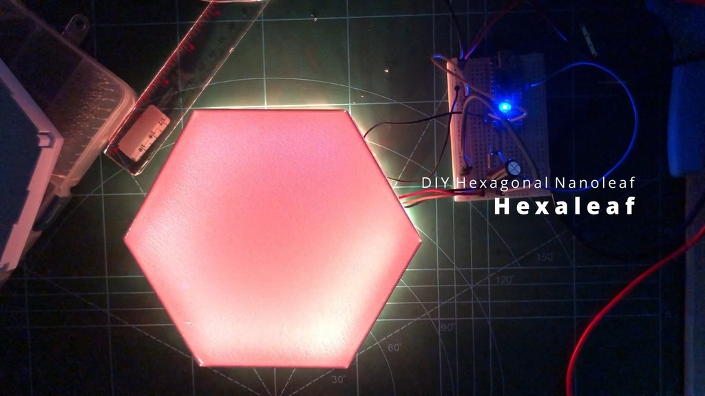 Hexaleaf: DIY Hexagonal Nanoleaf