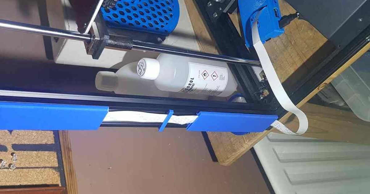 Ribbon Cable Holder 2040 by 3D Try Outs Download free STL model