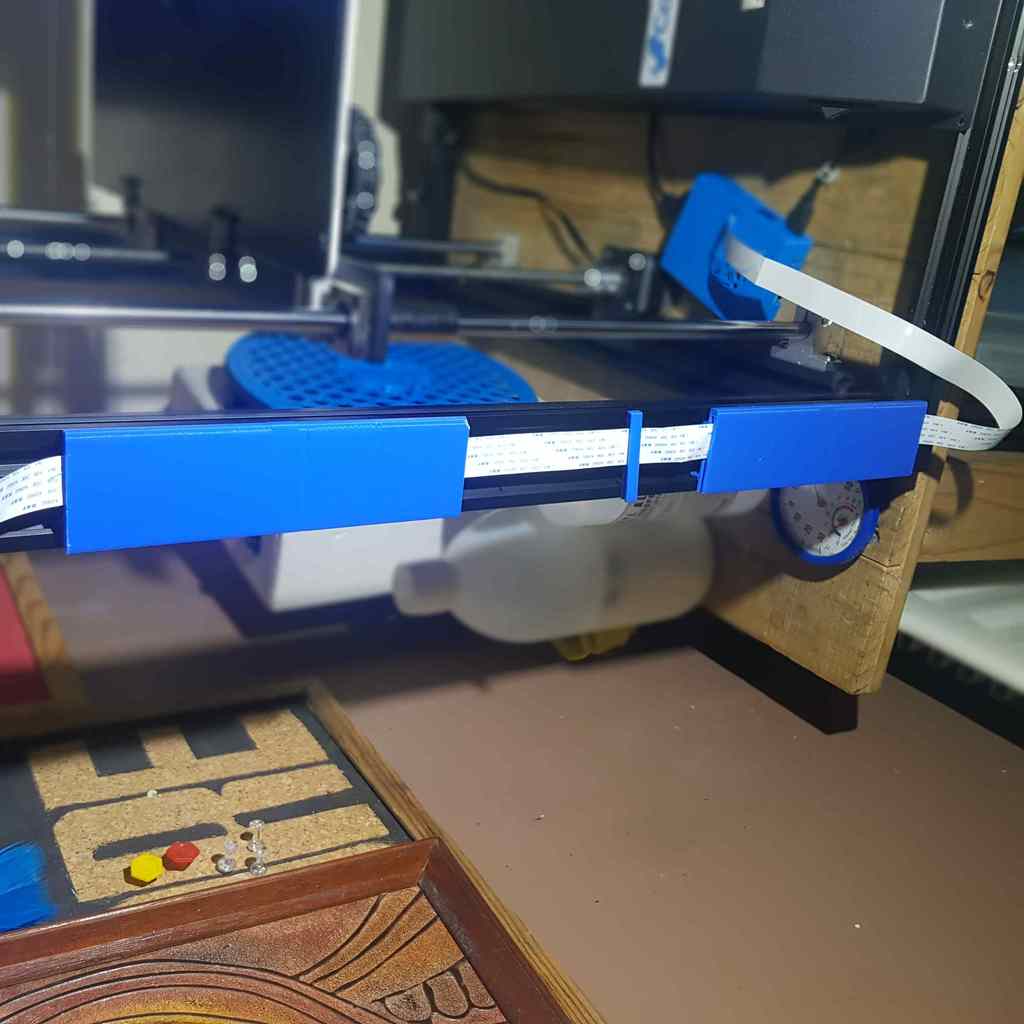 Ribbon Cable Holder 2040 by 3D Try Outs Download free STL model