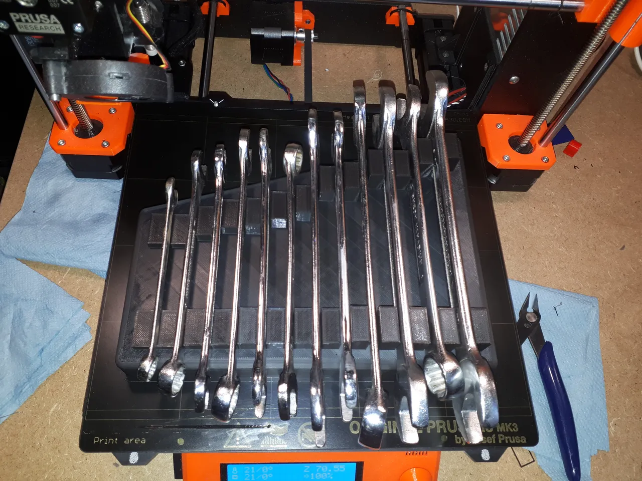 flat key storage rack by stevemast39@gmail.com | Download free STL ...