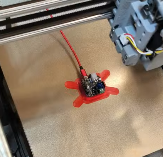 Print-on bed mount for EBB42