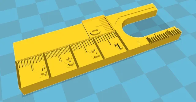 E3D v6 Measuring Mounting Gauge