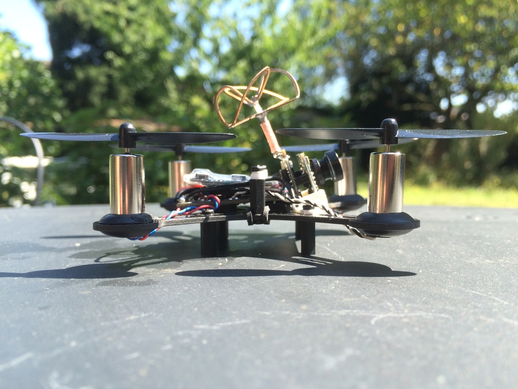 Eachine QX90 tilted camera support - Front mounted — miniatura 2