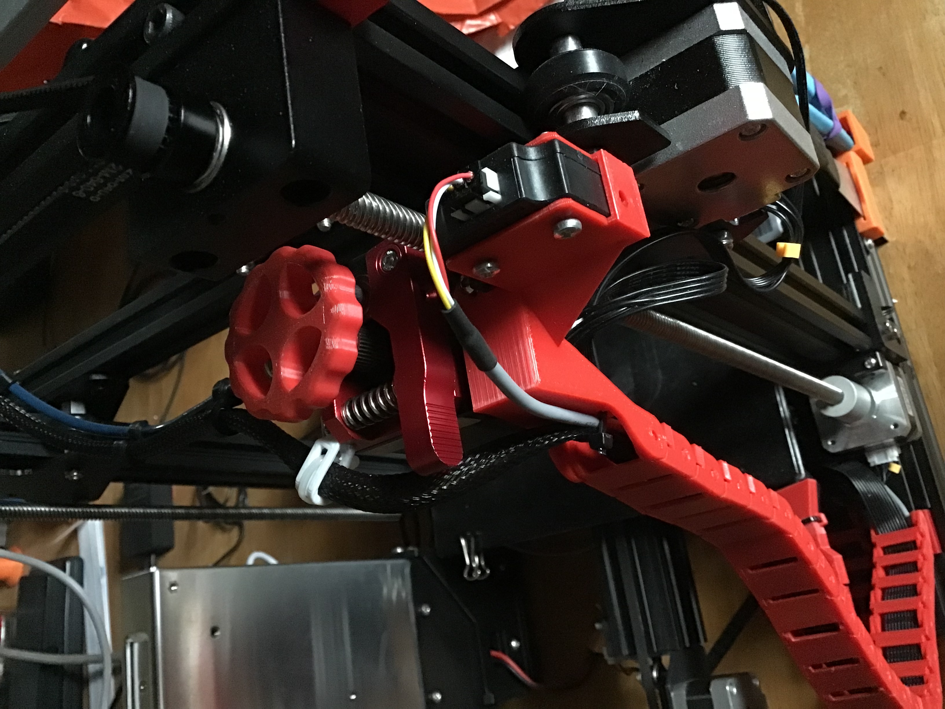 Ender 3 Cable Chain E-bracket mount with Filament sensor