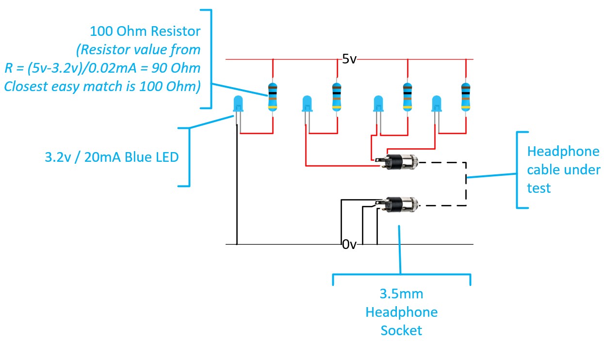 Headphone Cable Tester by dmiller Download free STL model
