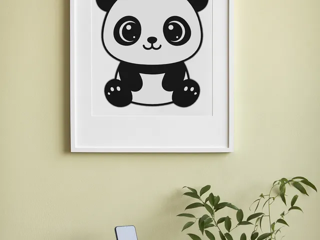 Cute Panda Wall Art
