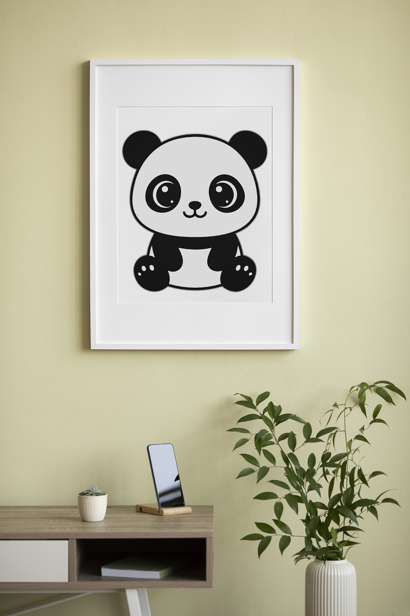Cute Panda Wall Art