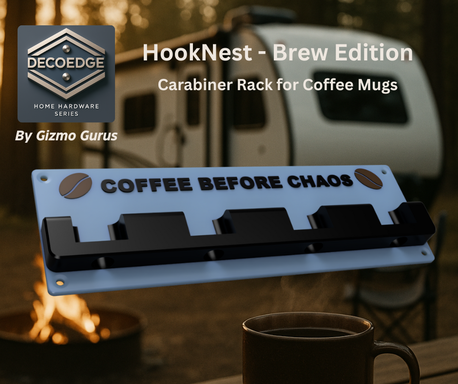 HookNest - Brew Edition: Coffee Mug Rack