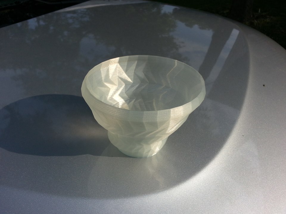Strangely symetrical vase