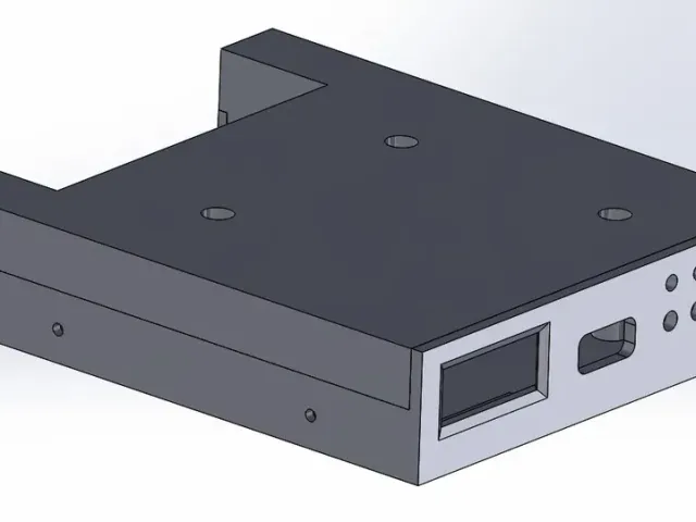 Internal 3-1/2" Gotek case w/ 0.91" OLED Display Window