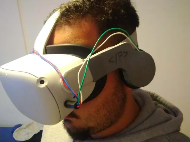 Quest 2 headphone mod (Sony-ZX110W)