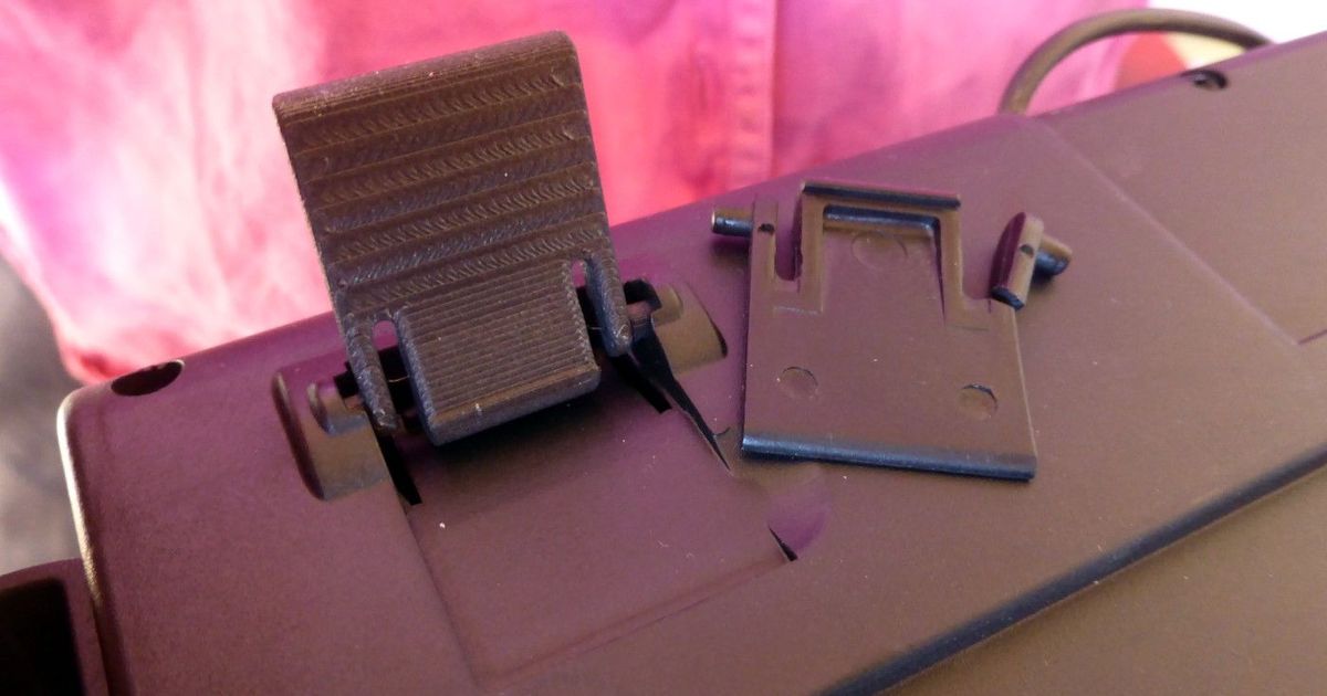 Keyboard Foot (replacement) by Area51 Download free STL model