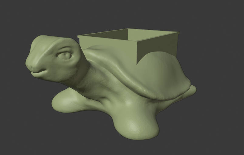 Miniatura 3 do modelo 3D Just a Turtle and Turtle Planter
