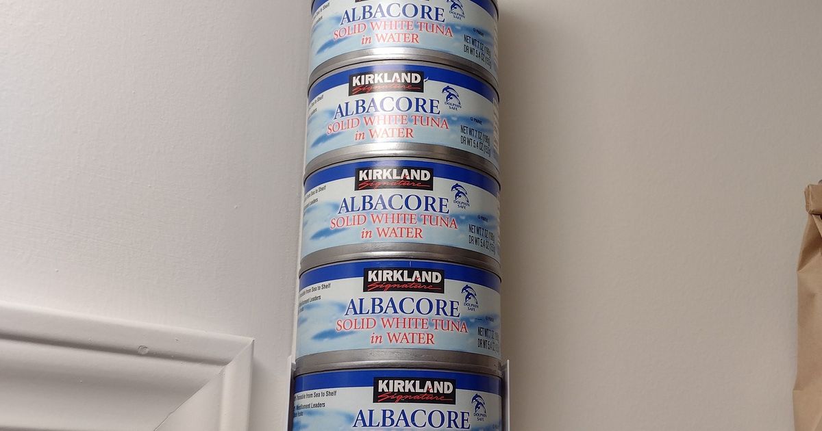 Tuna can holder by JPMakesStuff Download free STL model