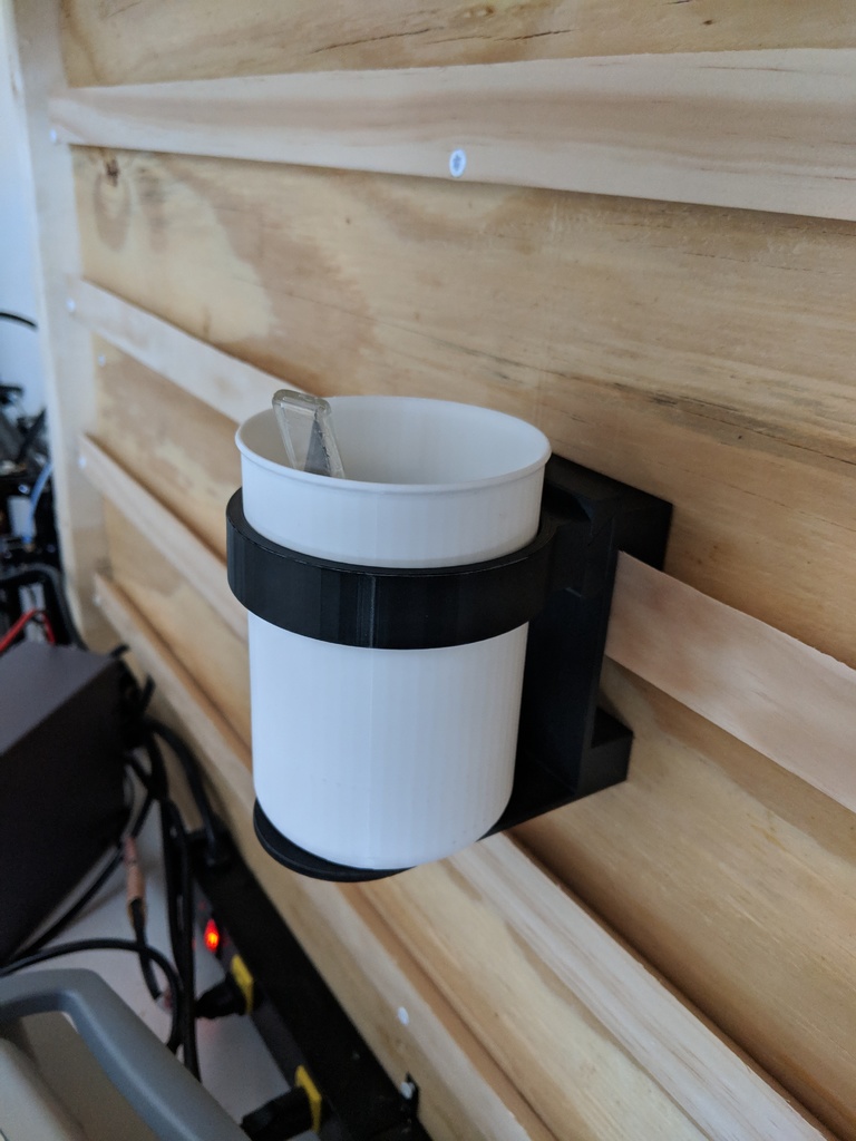 French Cleat Mount Utility Cup Holder