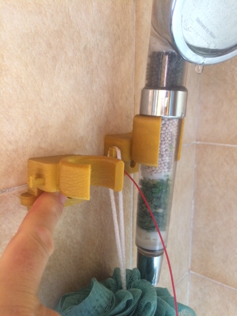 Miniatura 5 do modelo 3D showerhead holder v2