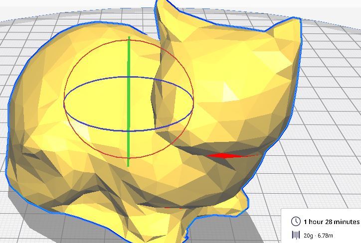 black cat (3D scan) V2