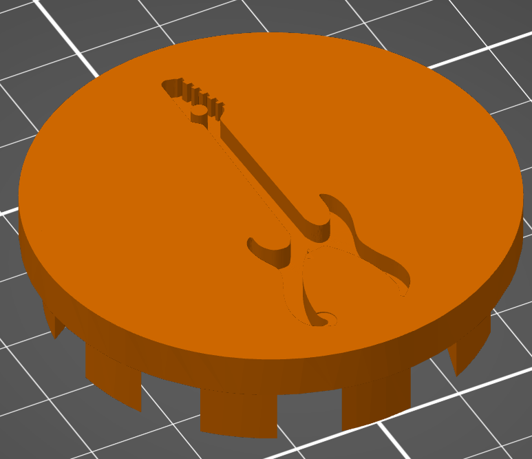 Electric Guitar Herb Grinder