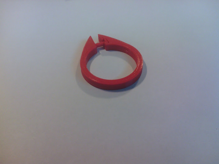 Miniatura 2 do modelo 3D Locking Shower Ring