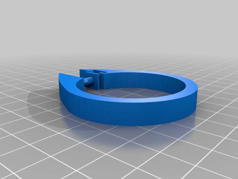 Miniatura 3 do modelo 3D Locking Shower Ring