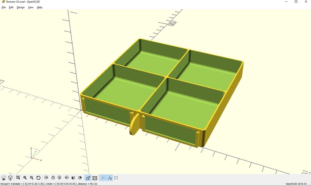 Customizable drawers V2
