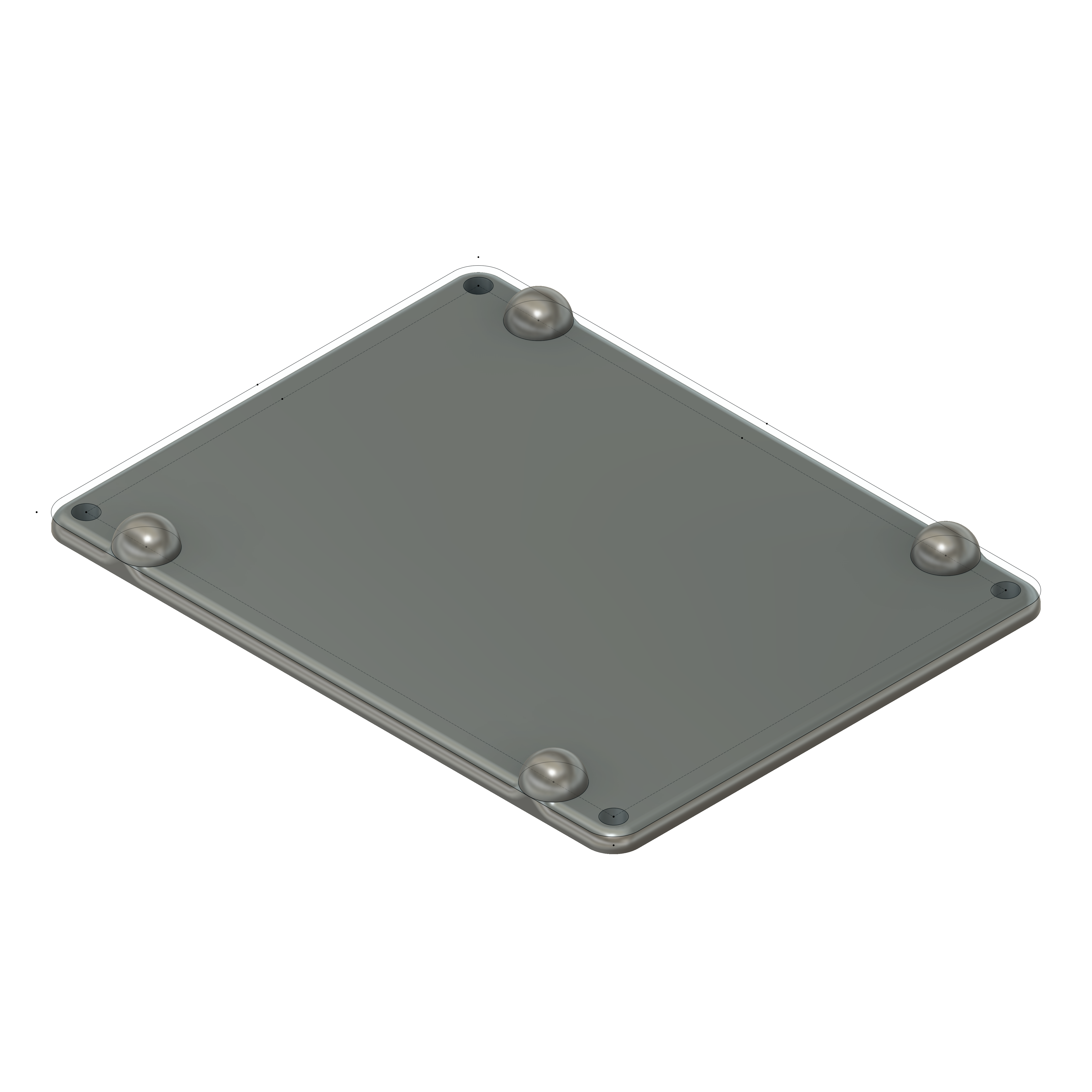 bottom replacement for icy box raspberry pi case