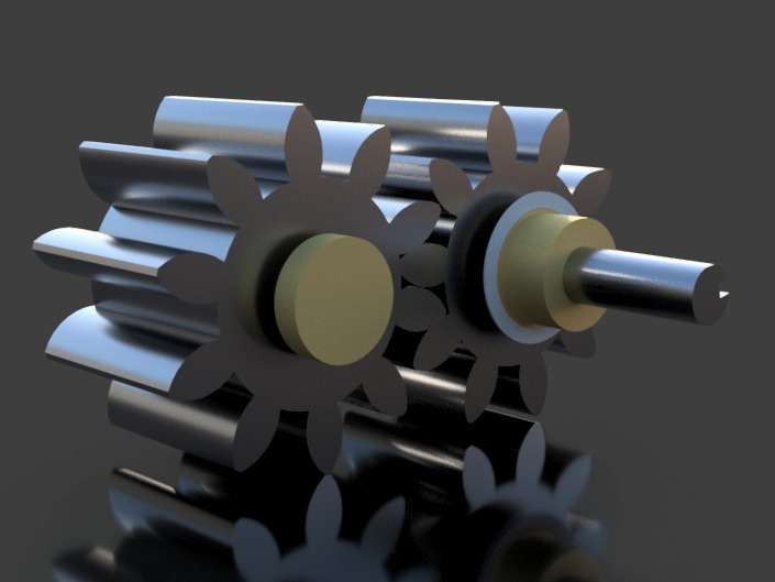 Miniatura 4 do modelo 3D Gear Pump