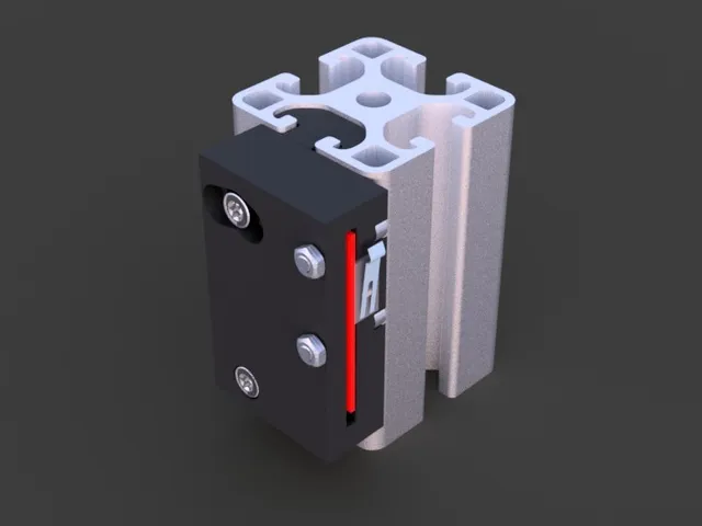 adjustable endstop housing left side