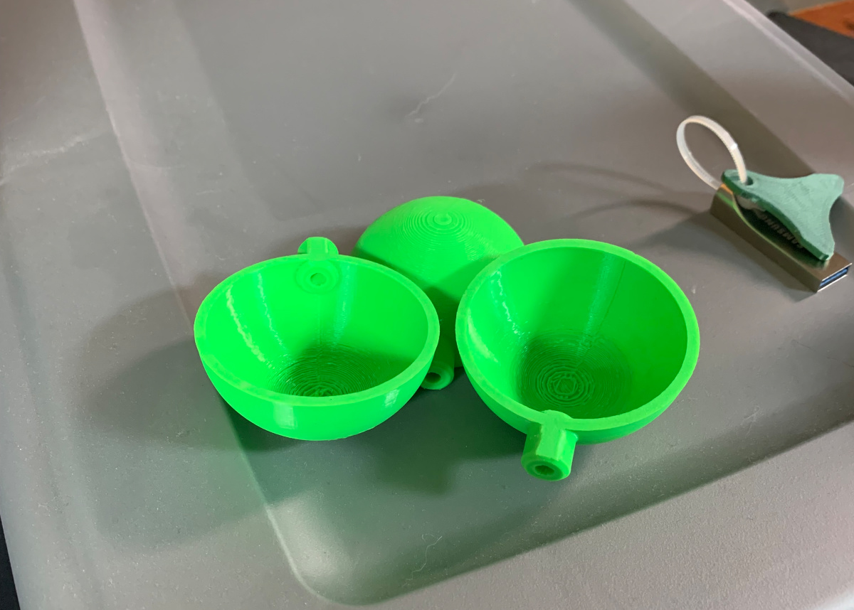 Miniatura 2 do modelo 3D 52mm anemometer cup