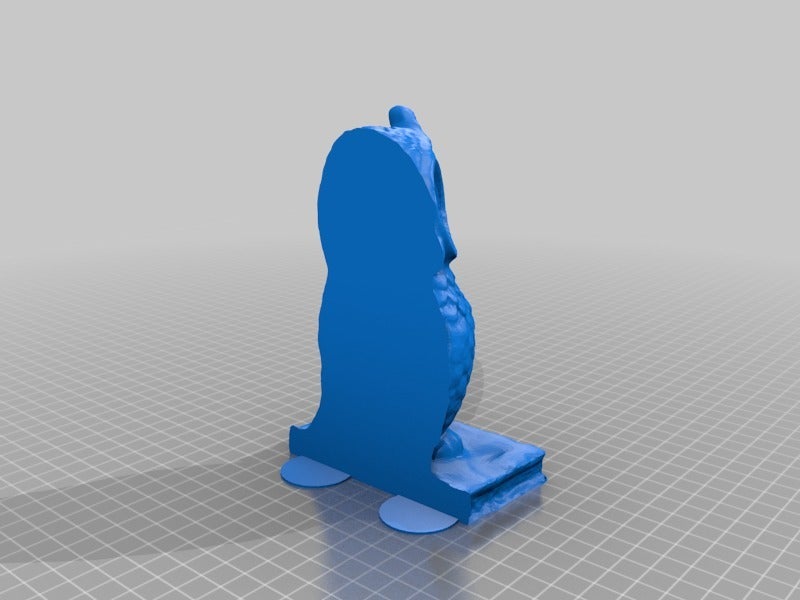 Miniatura 2 do modelo 3D Owl Bookend
