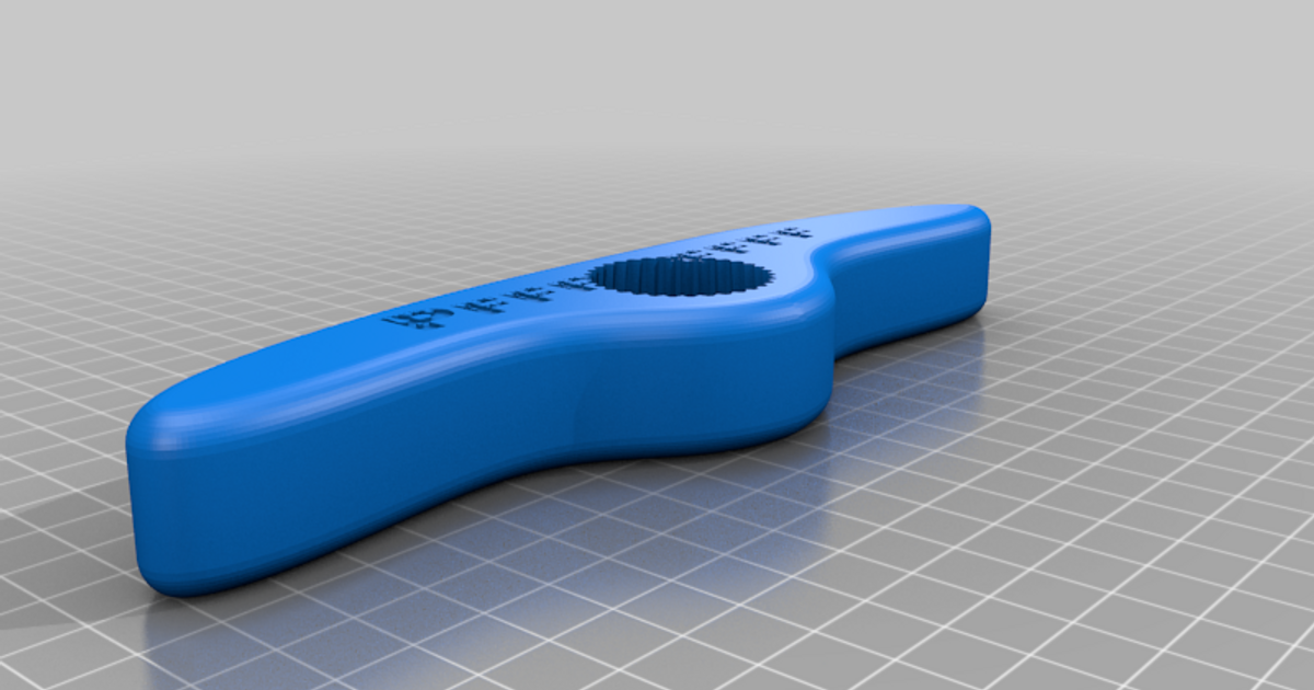 Pet bottle easy opener by 4xsample Download free STL model