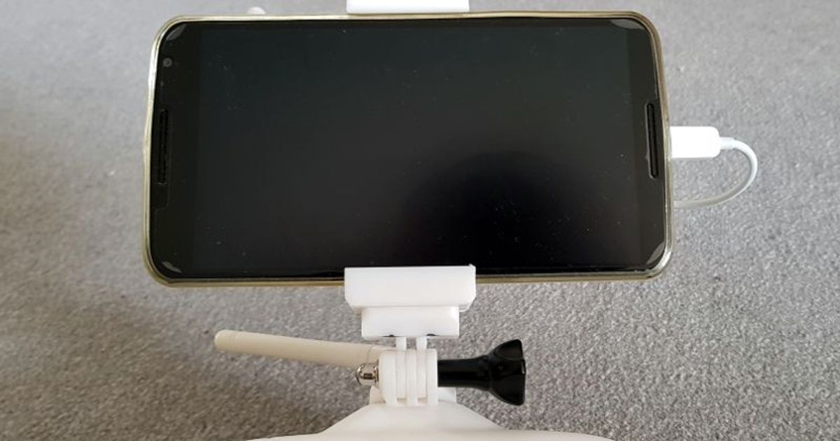 GoPro Phone Mount Adapter by GerdS | Download free STL model ...