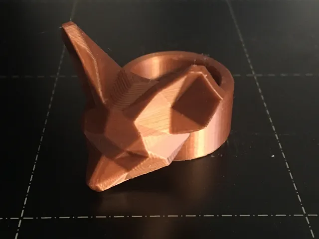 Low-Poly Fox Neckerchief Slide, photo by UechiMike