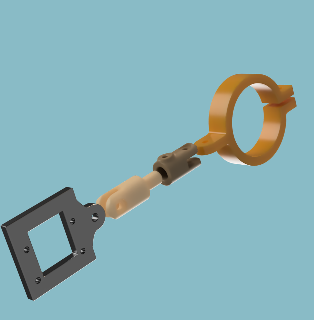 Pi Cam mount Ender 3/Pro Xaxis belt tensioner by Jouni Lindqvist