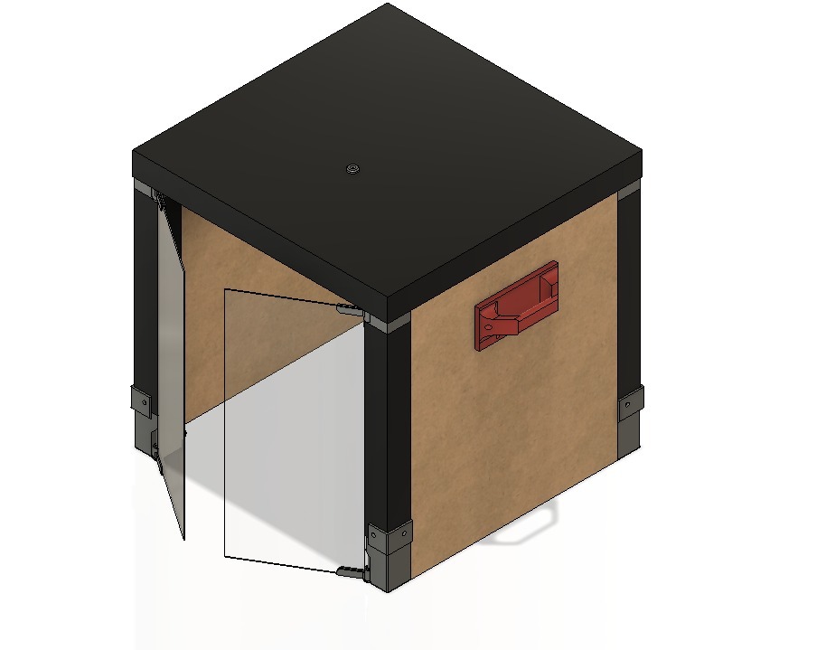 Another Ikea LACK  ENCLOSURE (with MDF)
