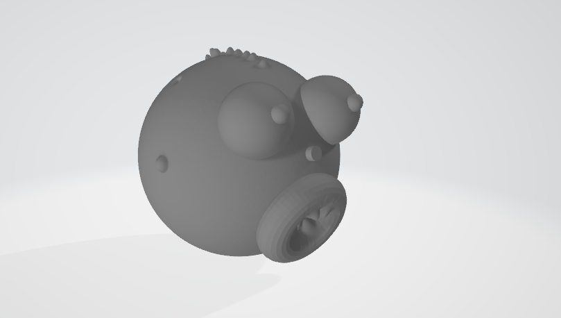 Bob The Head - fantasy monster model