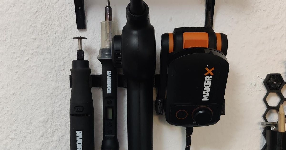 Worx Power Share Tool Hanger by Niggemeier21 Download free STL