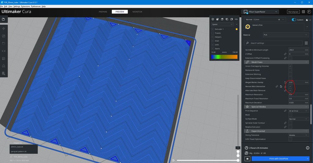 parquet pattern bottom layer by Fritzinator | Download free STL model ...